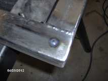 Vent Hole Welded