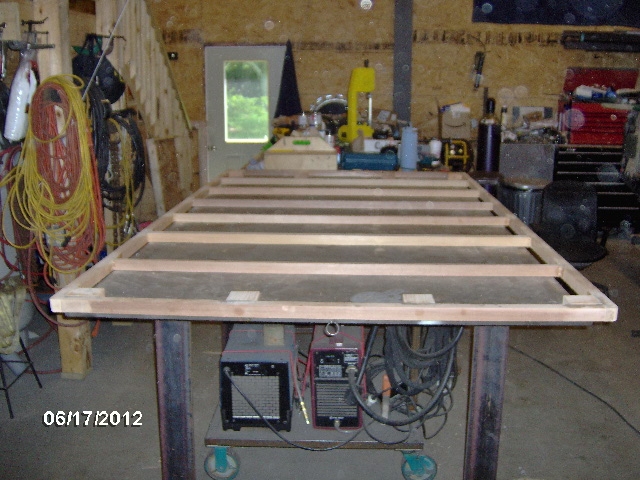 Floor Frame Sanded