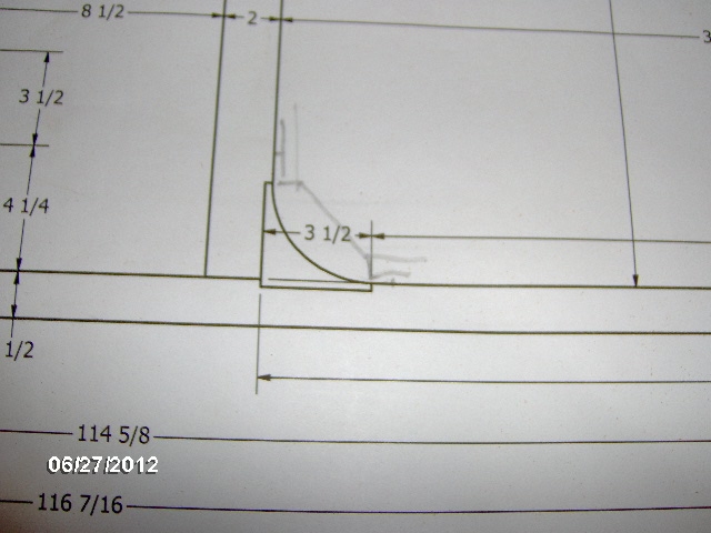 Door Corner Block Rail Plan