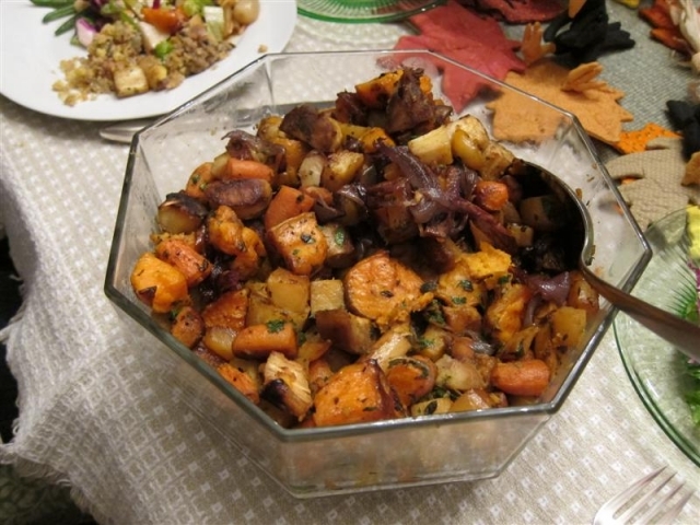 Roasted Root Vegetable with Thyme and Marjoram Vinaigrette