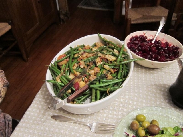 Green Beans with Pancetta Brown Butter