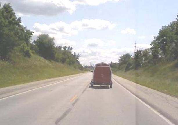 wake up honey there is a barn in the road