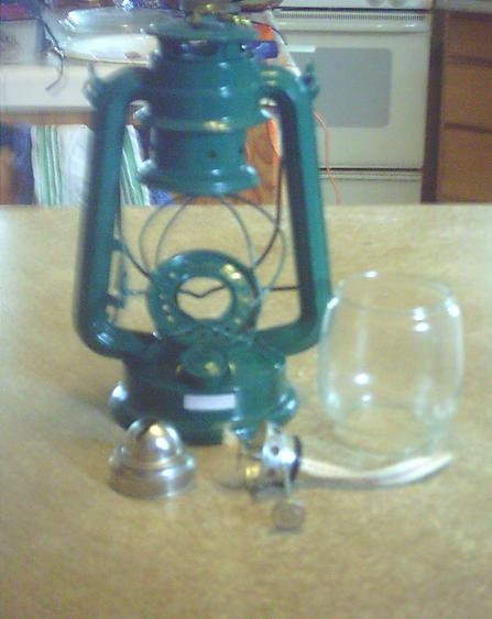 disassembled lantern