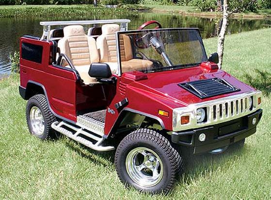 hummer golf cart