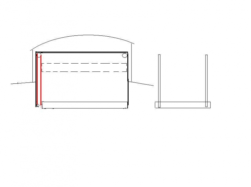 bed lift system for cupalo storage