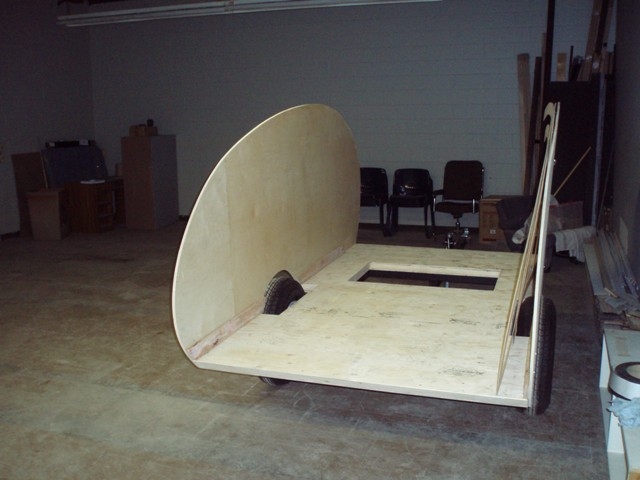 from the back