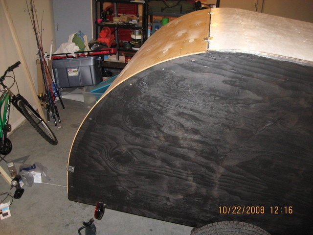 View of temporary hatch hinges 2