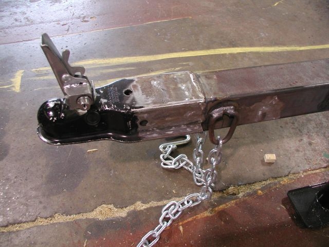 reused coupler and safety chains