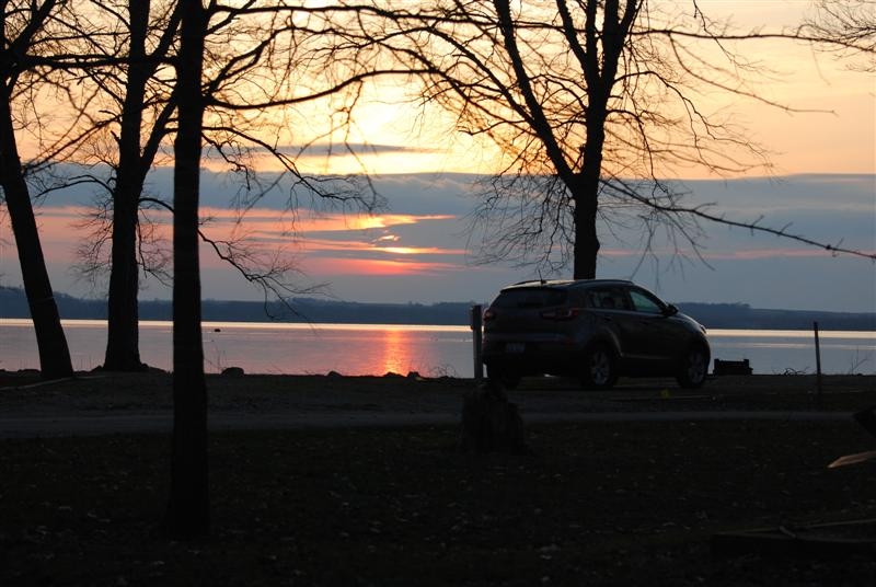 thomson causeway, illinois sunset 3-25-11