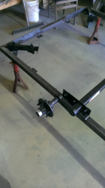 Axle installed