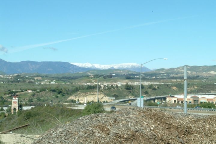 Snow near Simi Valley