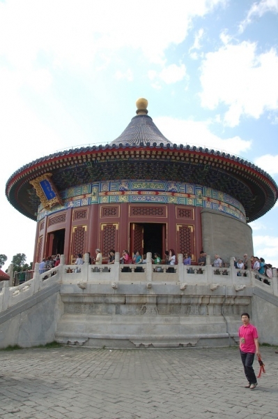 Building holding large tablets at Heavenly Garden