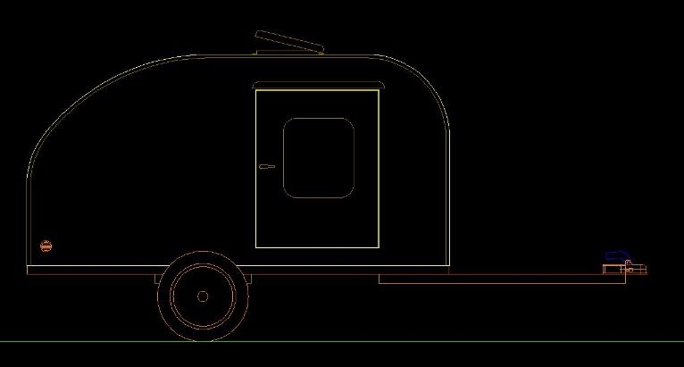 CAD Profile of my Benroy w/ 40" axle placement