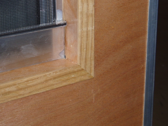 Window Trim cut from Oak