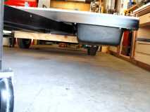 View of Under floor Storage Box and Black Water Tank