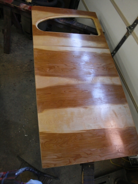 Door with only one coat of Spar Urathane