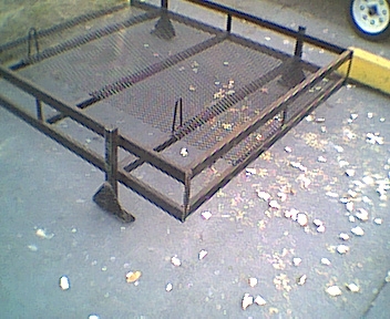 Ladder rack for trailer