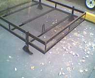 Ladder rack for trailer