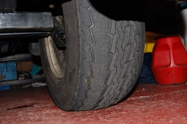Scrubbing Tyre