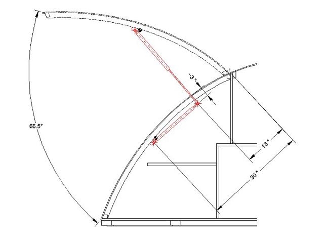 Alternate way of mounting the strut