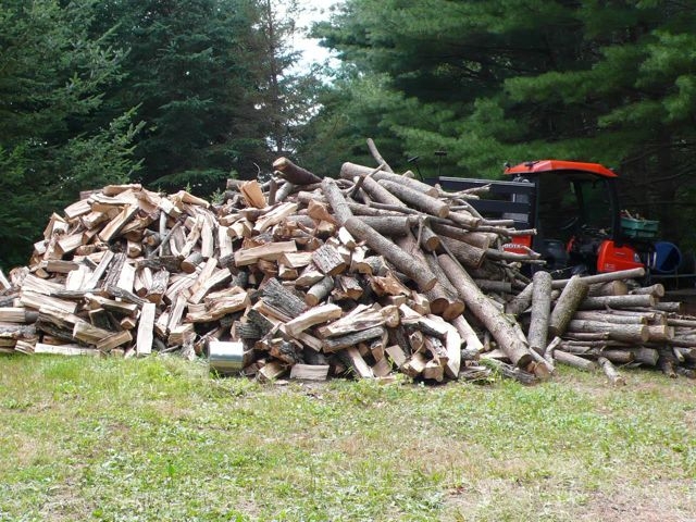 wood pile