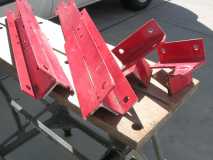 Cut axle bracket