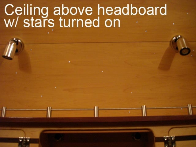 ceiling with stars on