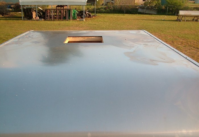 aluminum top