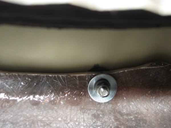 inside fender bolt end