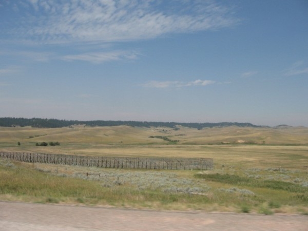 South Dakota heading to Wyoming