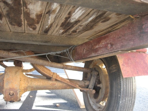 old utility trailer