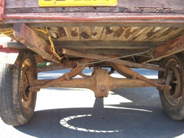 old utility trailer