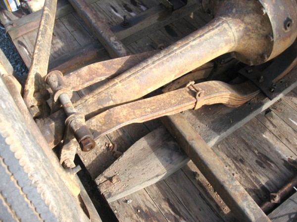 old utility trailer