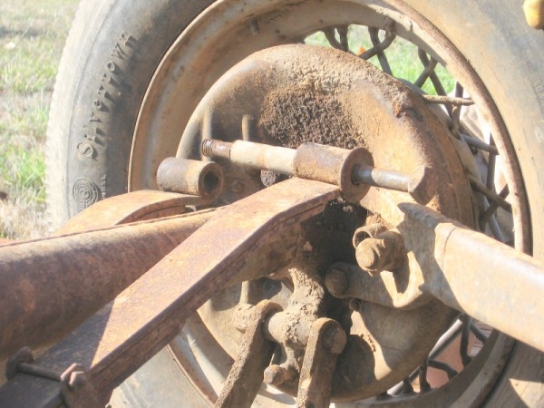 old utility trailer