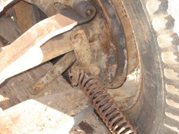 old utility trailer