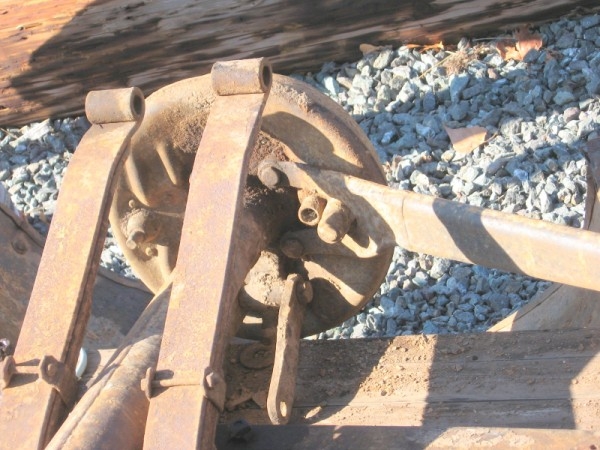 old utility trailer