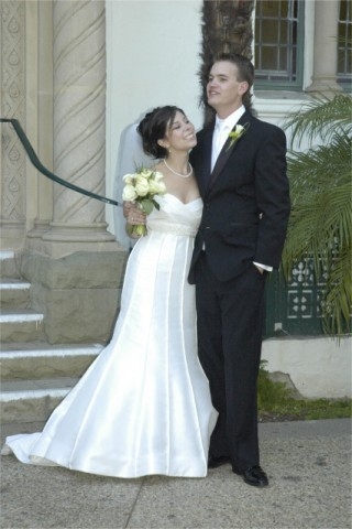 our daughter on wedding day