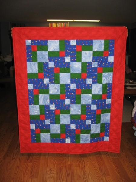 boy's baby crib quilt 2