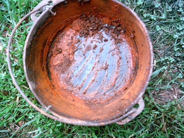 inside bean pot
