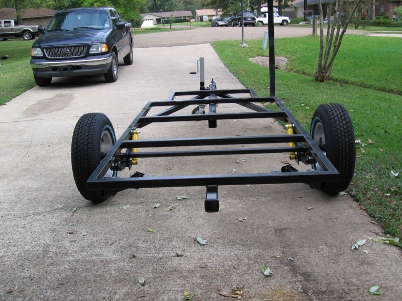 Rear of finished frame