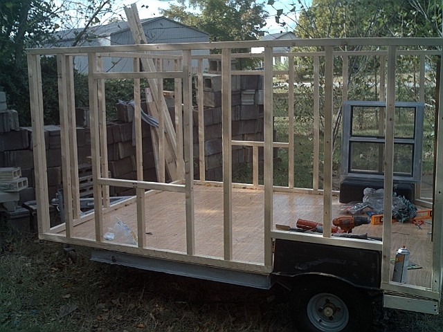 another view of the framing