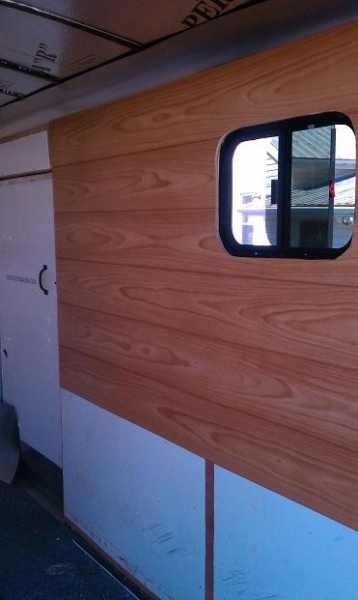 Panelling going on.