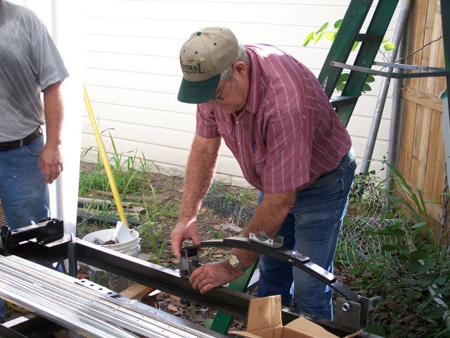 E.L. helping with springs