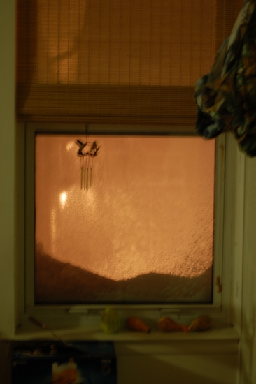 snow window