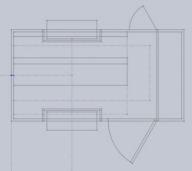 floorplan top view