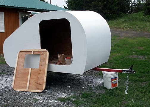 Door, getting framed up.