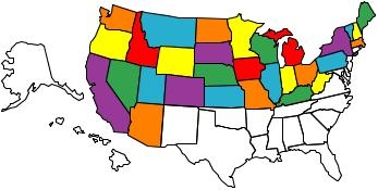 states visited