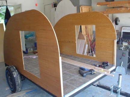Inside of walls stained