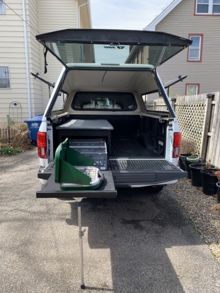 Truck bed galley