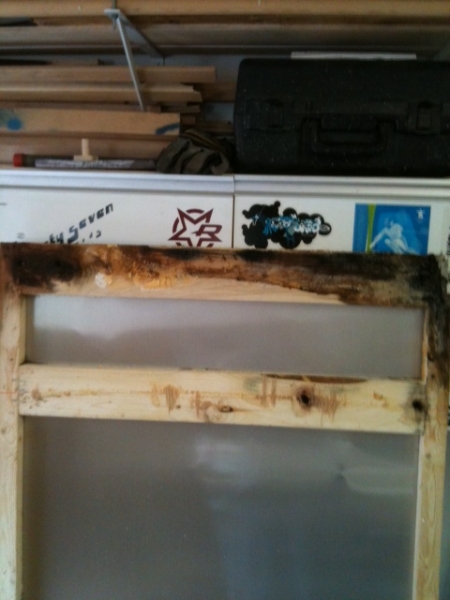 Rotted out 2nd door